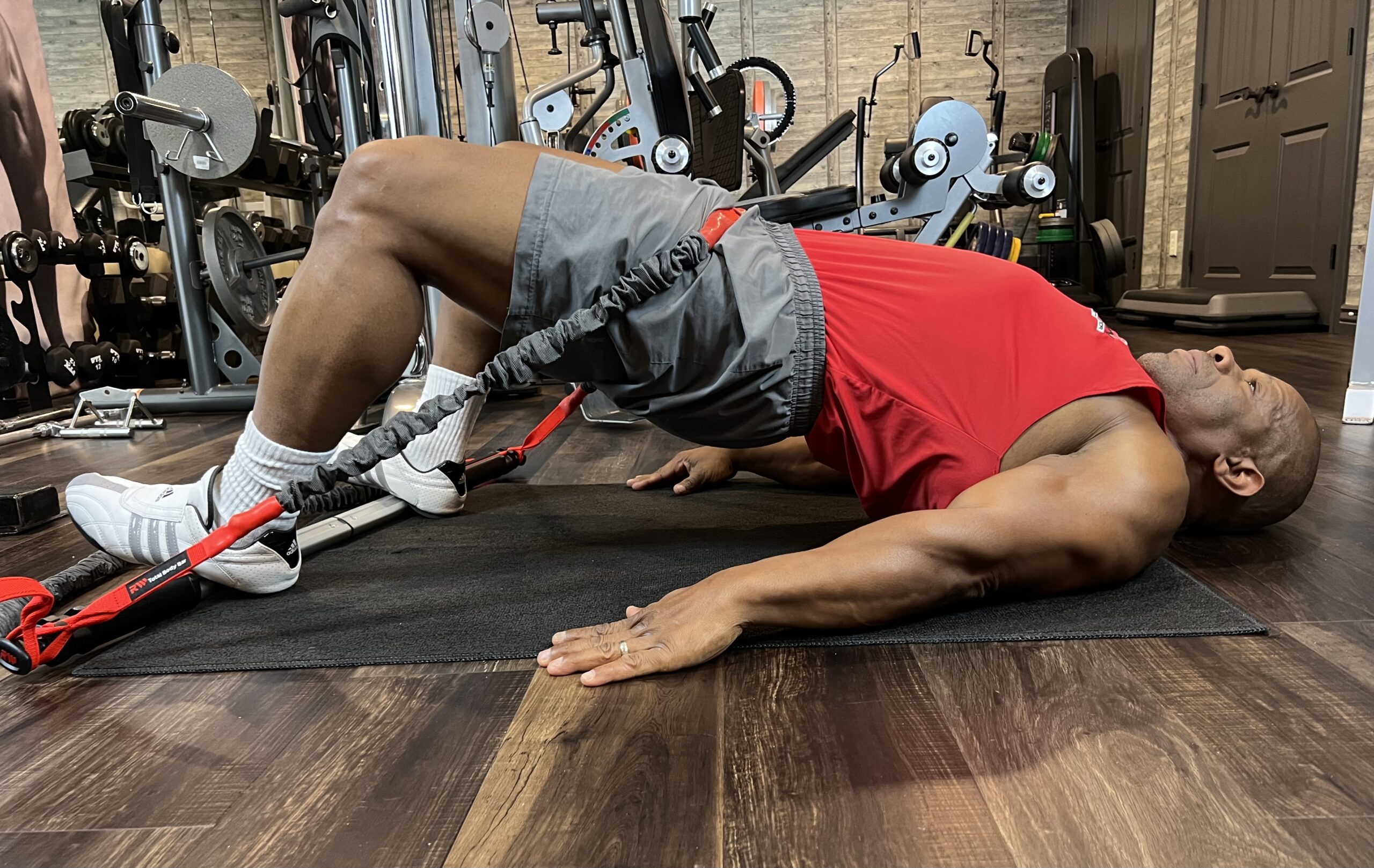 Glute Raise Exercise with RW Total Body Bar